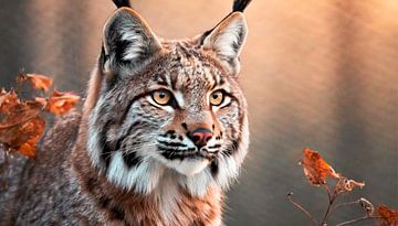 Wildcat in the landscape by Mustafa Kurnaz