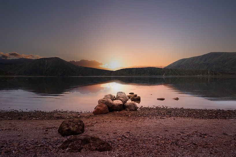 Sunset at Norway by Peter Mensink