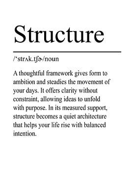 Structure Definition - White by WordsThatInspire