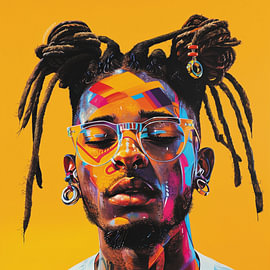 Dreads in a knot