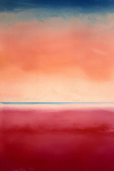 Coucher de soleil dans l'abstrait n° 3