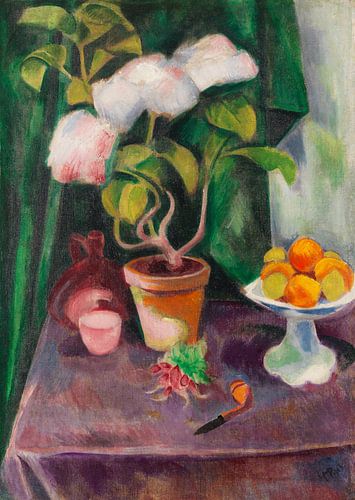 Max Pechstein, Bloemstilleven, 1913