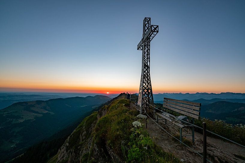 Sunrise on the Hochgrat by Leo Schindzielorz