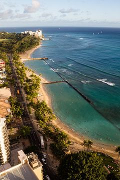 Waikiki Beach van Dirk Rüter