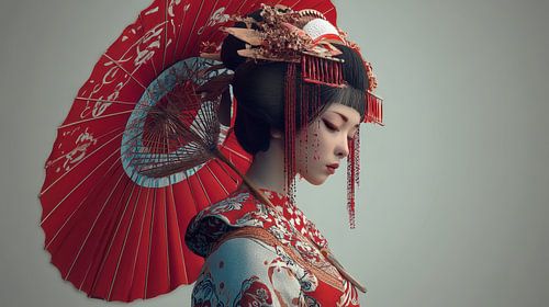 japanse kunst Geisha
