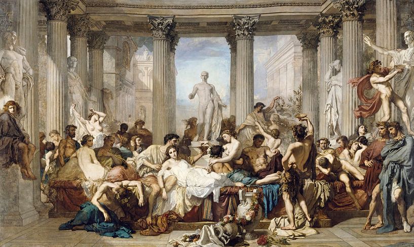 Romans during the Decadence, Thomas Couture by Masterful Masters