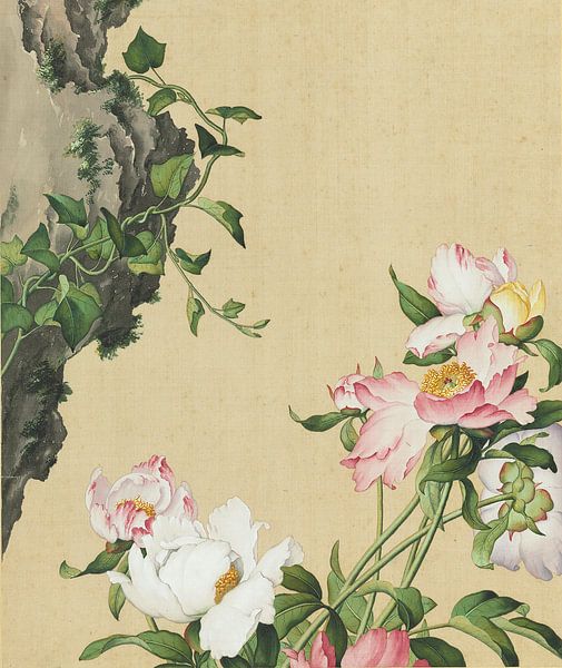 Paeonia lactiflora, Giuseppe Castiglione van Creative Masters