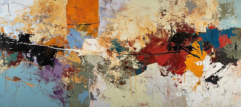 Contraste craquelé | Chaleur abstraite par La collection ARTEO