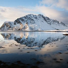 Sneeuw berg van Feike Faase