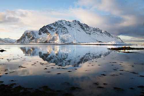 Sneeuw berg van Feike Faase