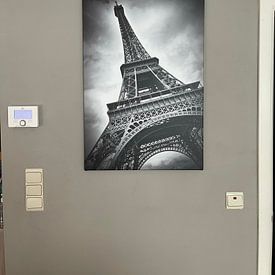 Customer photo: Eiffel Tower DYNAMIC by Melanie Viola, on canvas