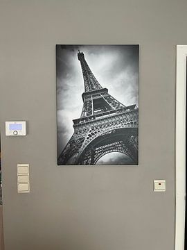 Klantfoto: Eiffeltoren DYNAMISCHE van Melanie Viola