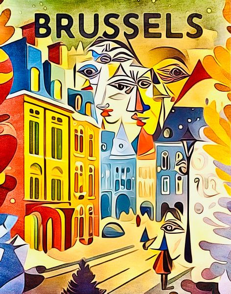 Brussels, Globetrotter by zam art