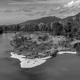 Island in the Rhone | Auvergne by Flatfield