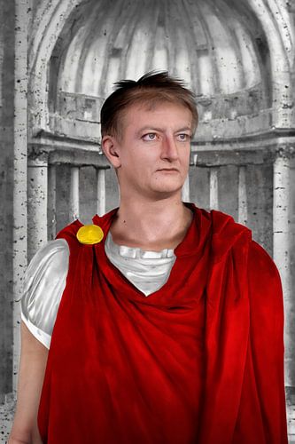Tiberius Claudius Nero: Majestueuze Afbeelding van de Tweede Keizer van Rome - Historische Kunst