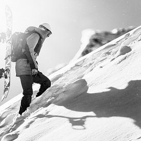 Snowboarder sur Jarno Schurgers