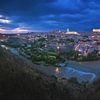 Panorama de la ville de Tolède la nuit sur Jean Claude Castor
