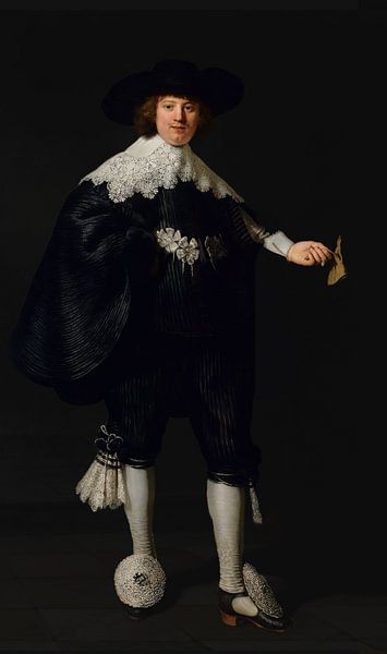 Marten Soolmans by Rembrandt van Rijn by Digital Art Studio
