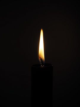 Black candle by Stephan Smit