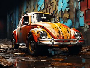 Coccinelle orange