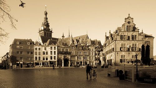Waagplein Nijmegen klassiek beeld van Tessa Louwerens