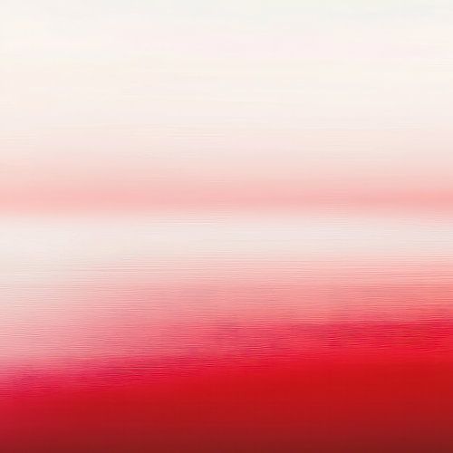 Fading Horizon in Red and Pink