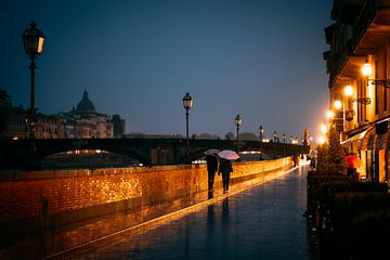 Regen in Florence van Oscar van Crimpen
