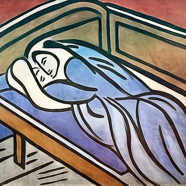 Une inspiration de couple d'amoureux par zam art