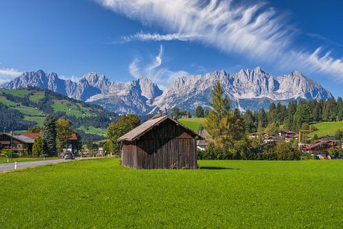 Le Kaisergebirg au Tyrol - vue sur le Wilder Kaiser et le