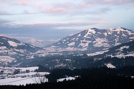 sneeuw landschap oostenrijk van Marjolein Hulst