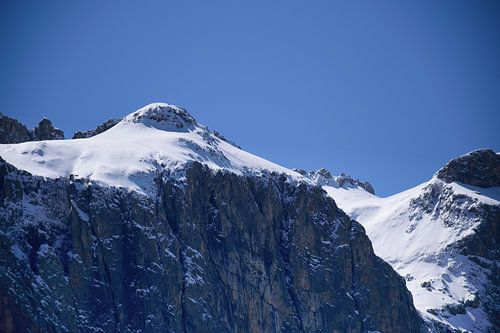Perfecte sneeuw op de top