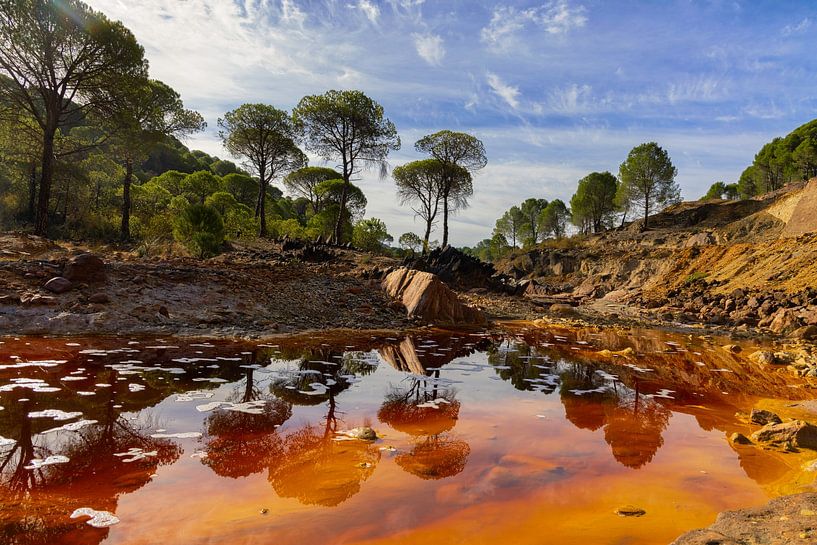 Landschaft Rio Tinto von Esther Bakker-van Aalderen