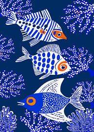 Koraalrifvissen van Art Kingdom