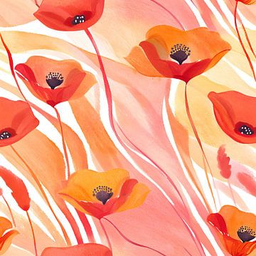 Painting poppies - Watercolour Nature 1.1 by ComfortQ