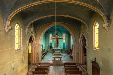 blaue Kirche von John Noppen