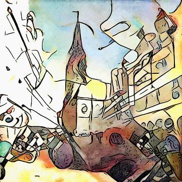 Kandinsky ontmoet Münster, Motief 9 van zam art