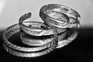 Bijoux en noir et blanc