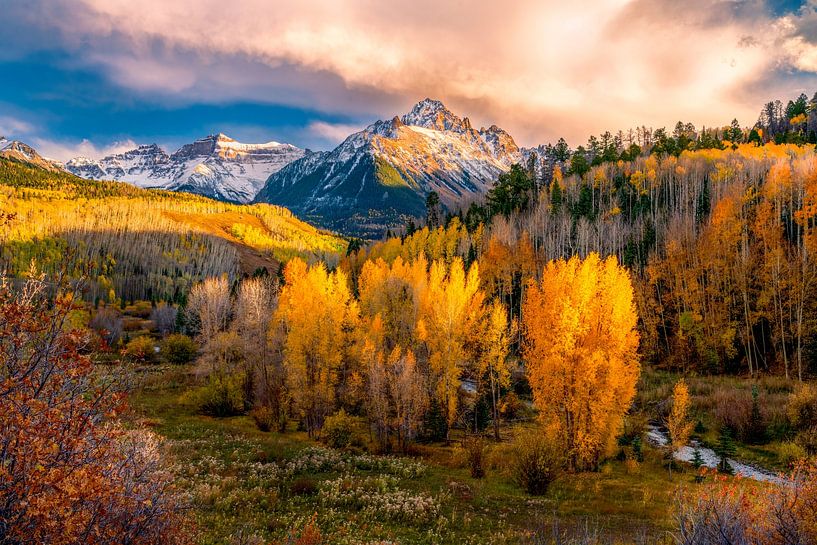 Mount Sneffels in de San Juan Mountains van Colorado Foto - Herfst Landschapsfotografie van Daniel Forster