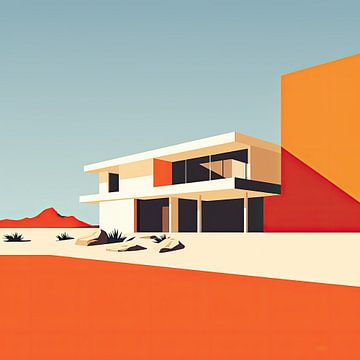 Bauhaus poster kunstdruk van Niklas Maximilian