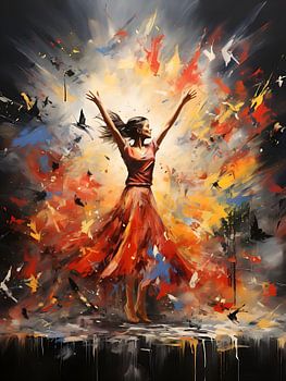 Banksy trifft Pollock-Kunst