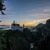 Neuschwanstein Castle at sunrise by Tobias Reißbach