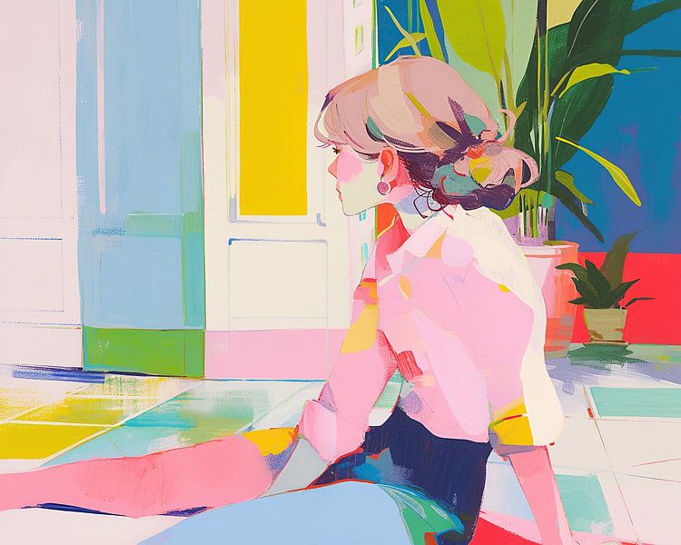 Serene Chromatic Presence by Eye catching paintings