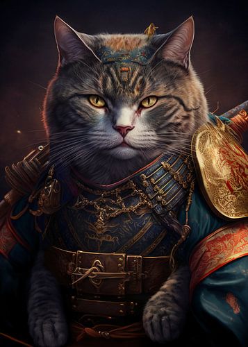 Kat Samoerai leidt oorlog