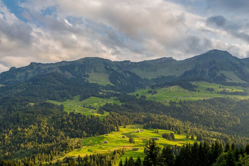 Beautiful alpine panorama in Vorarlberg by Oliver Hlavaty