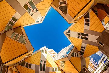 Cube houses Fisheye by Ronne Vinkx