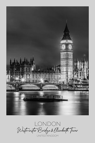 In de schijnwerpers: LONDEN Westminster Bridge & Elizabeth Tower