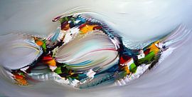 Pensées colorées sur Gena Theheartofart