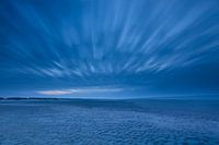 Sunset on the beach of Nes Ameland