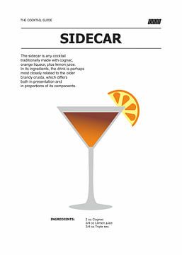 sidecar cocktail over van Ratna Mutia Dewi