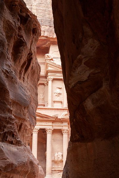 Petra Treasury jordan by Astrid van der Eerden